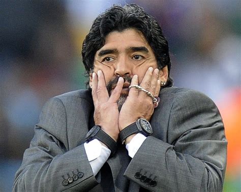 why did Maradona wear watches